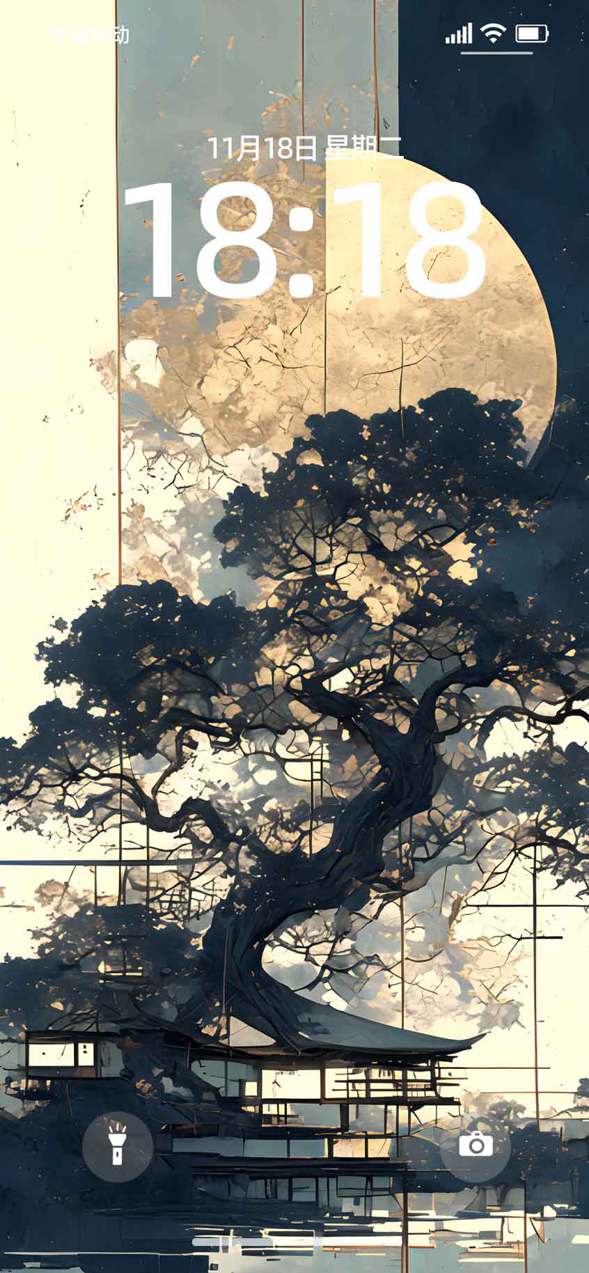 0005禅意国风4K壁纸静心山水墨韵莲花意境手机电脑桌面高清背景图-衔鳞集