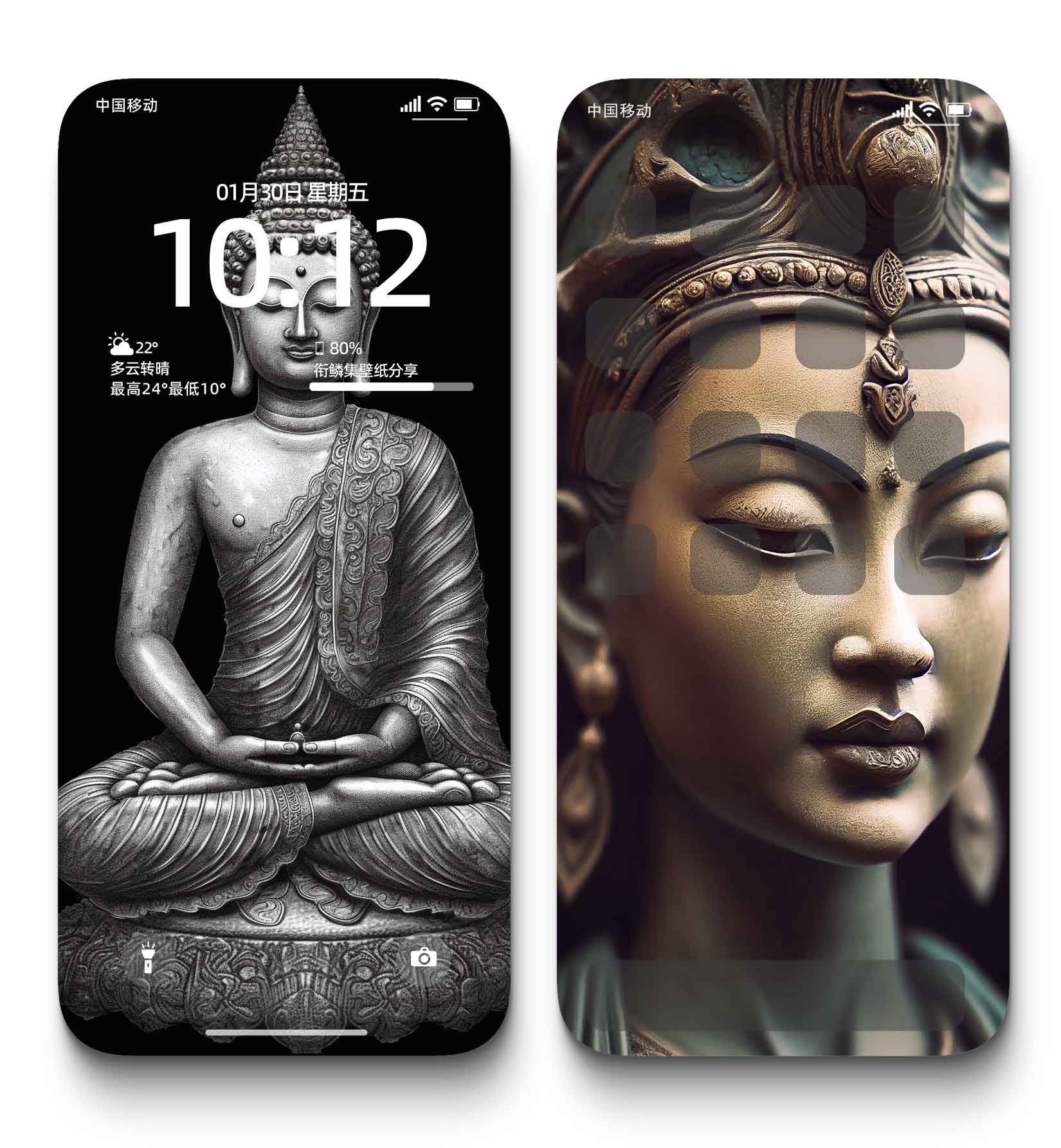 图片[4]-0010佛首4K壁纸敦煌石窟禅意静心古迹文化手机电脑桌面高清背景图-衔鳞集