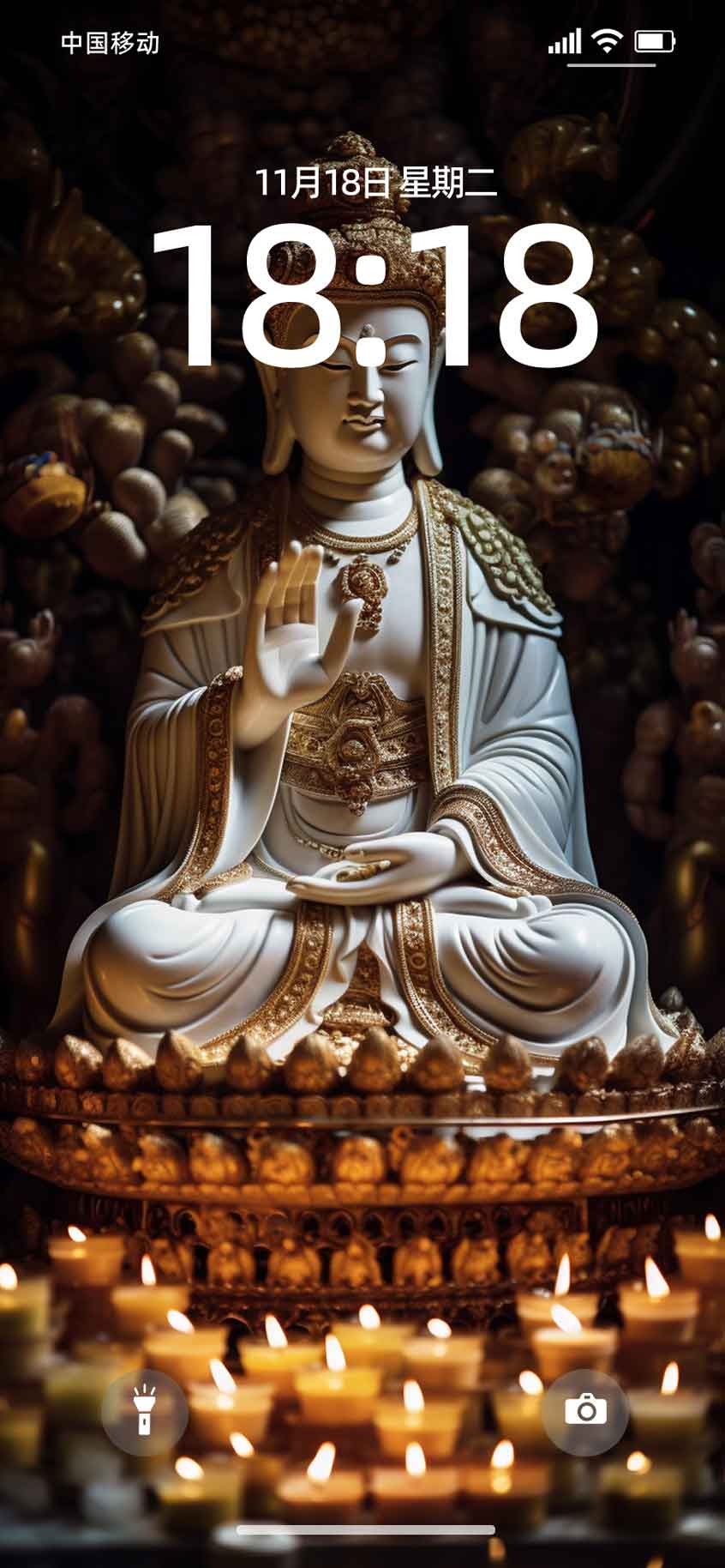 0011佛像4K壁纸庄严静心禅意寺庙礼佛手机电脑桌面高清背景图-衔鳞集