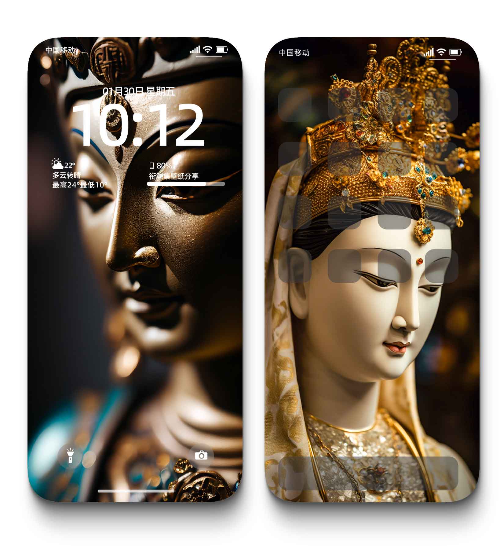 图片[1]-0011佛像4K壁纸庄严静心禅意寺庙礼佛手机电脑桌面高清背景图-衔鳞集