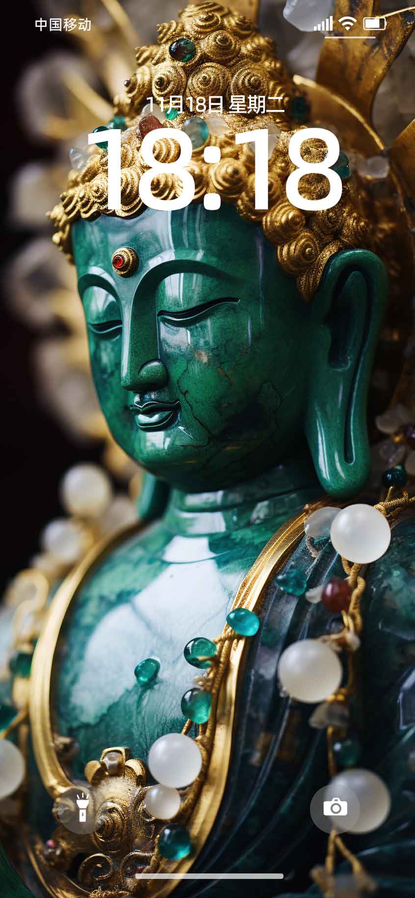 0012佛语4K壁纸禅意书法心经莲花静心手机电脑桌面高清背景图-衔鳞集