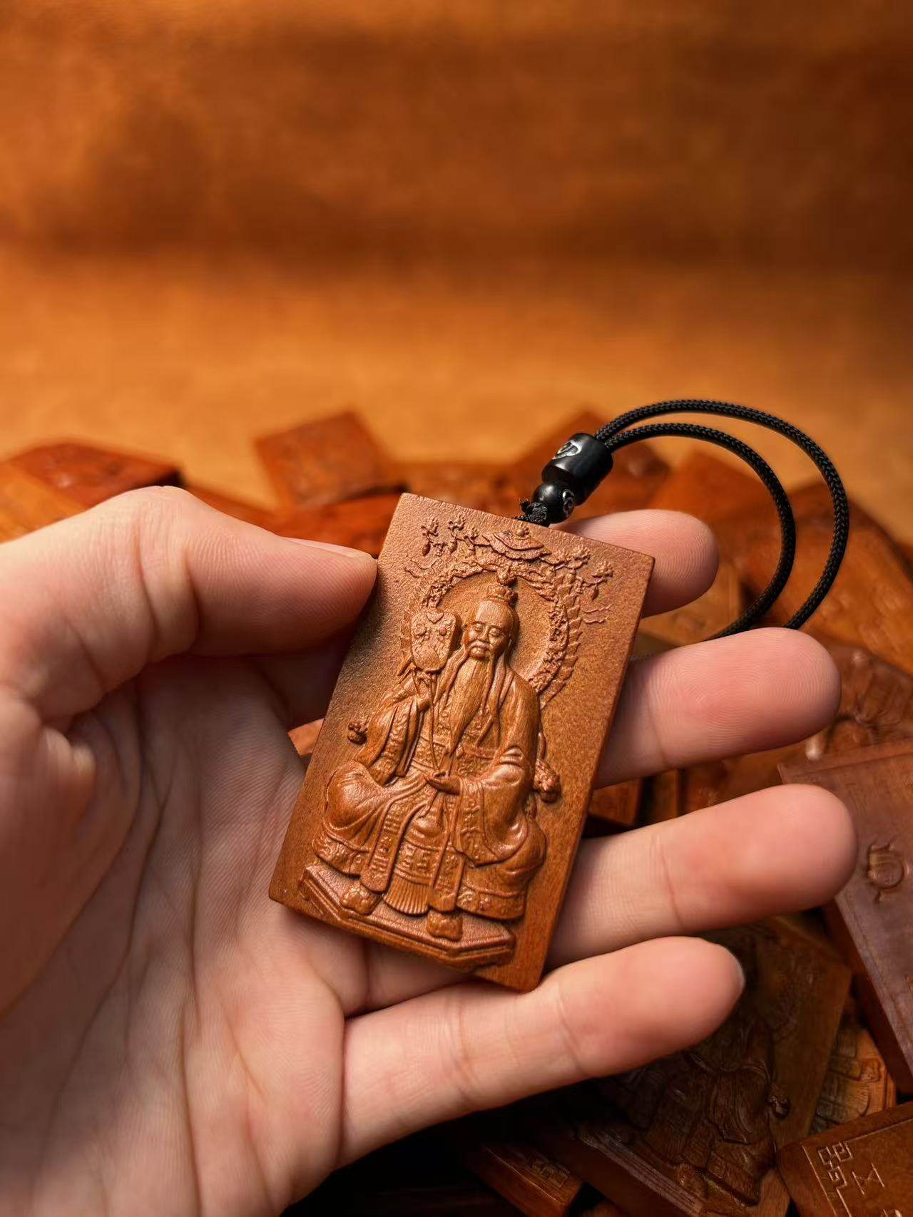 图片[9]-太上老君五岳真形图镇宅纳福枣木随身无事牌-衔鳞集