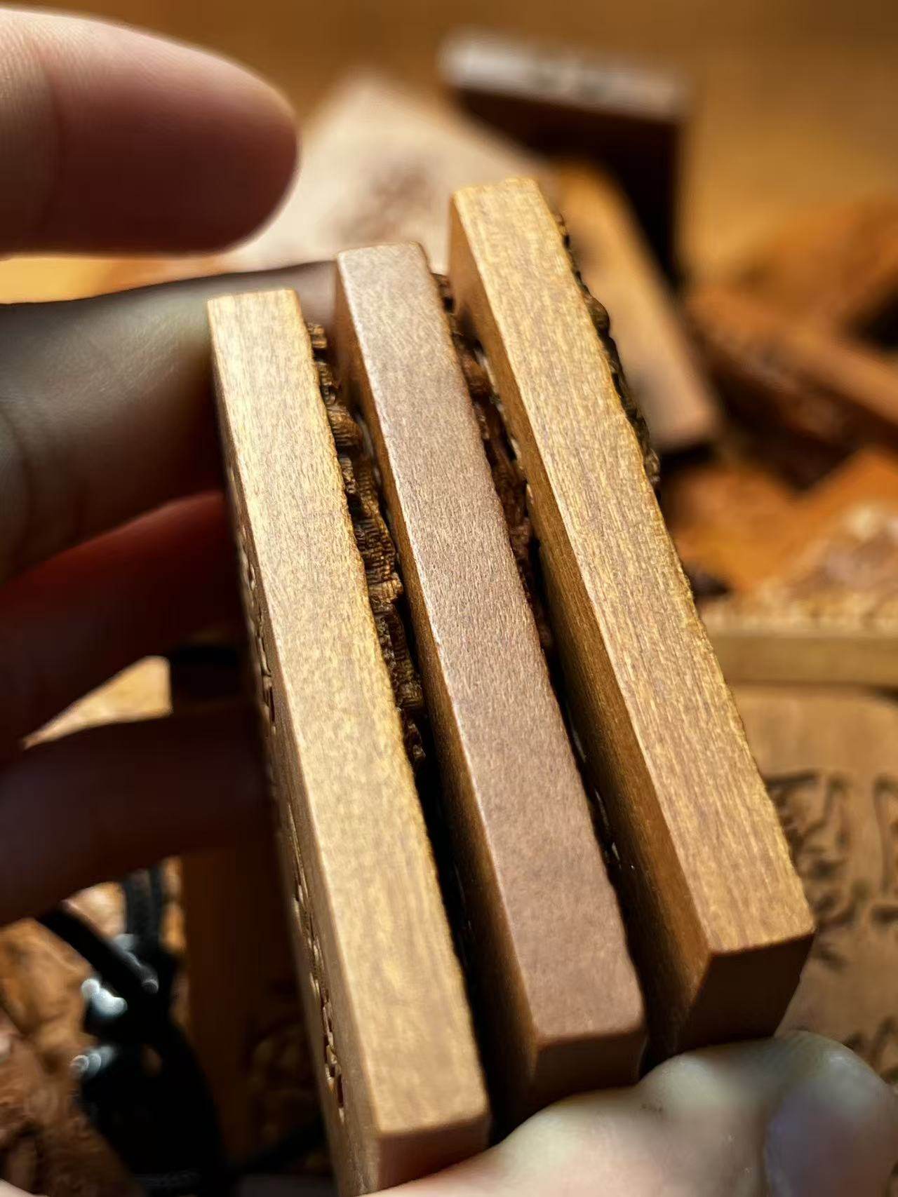 图片[4]-三清祖师护持道系枣木精雕随身平安无事牌-衔鳞集