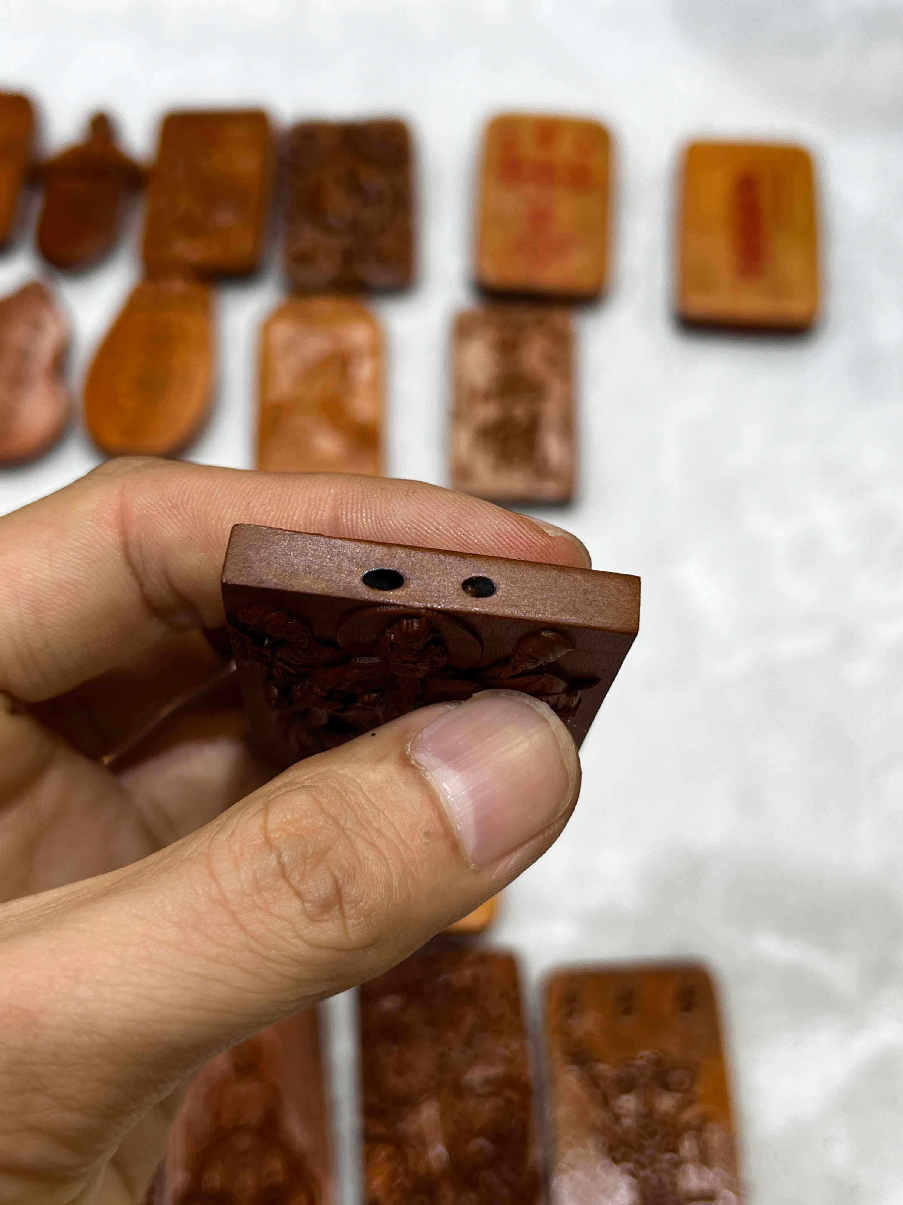 图片[5]-真武大帝十字天经护身镇宅道系枣木精雕无事牌-衔鳞集