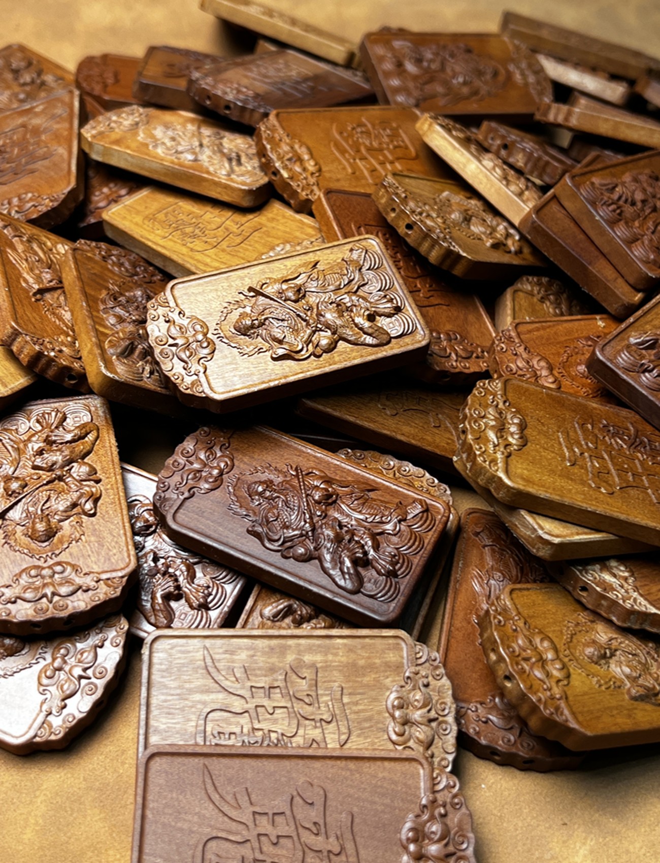 图片[9]-赵公明财神招财镇库道系枣木随身无事牌-衔鳞集