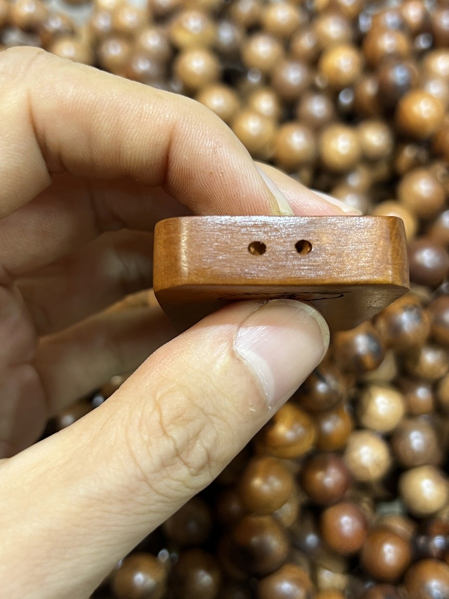 图片[6]-天师平安纳福枣木精雕道系随身无事牌-衔鳞集