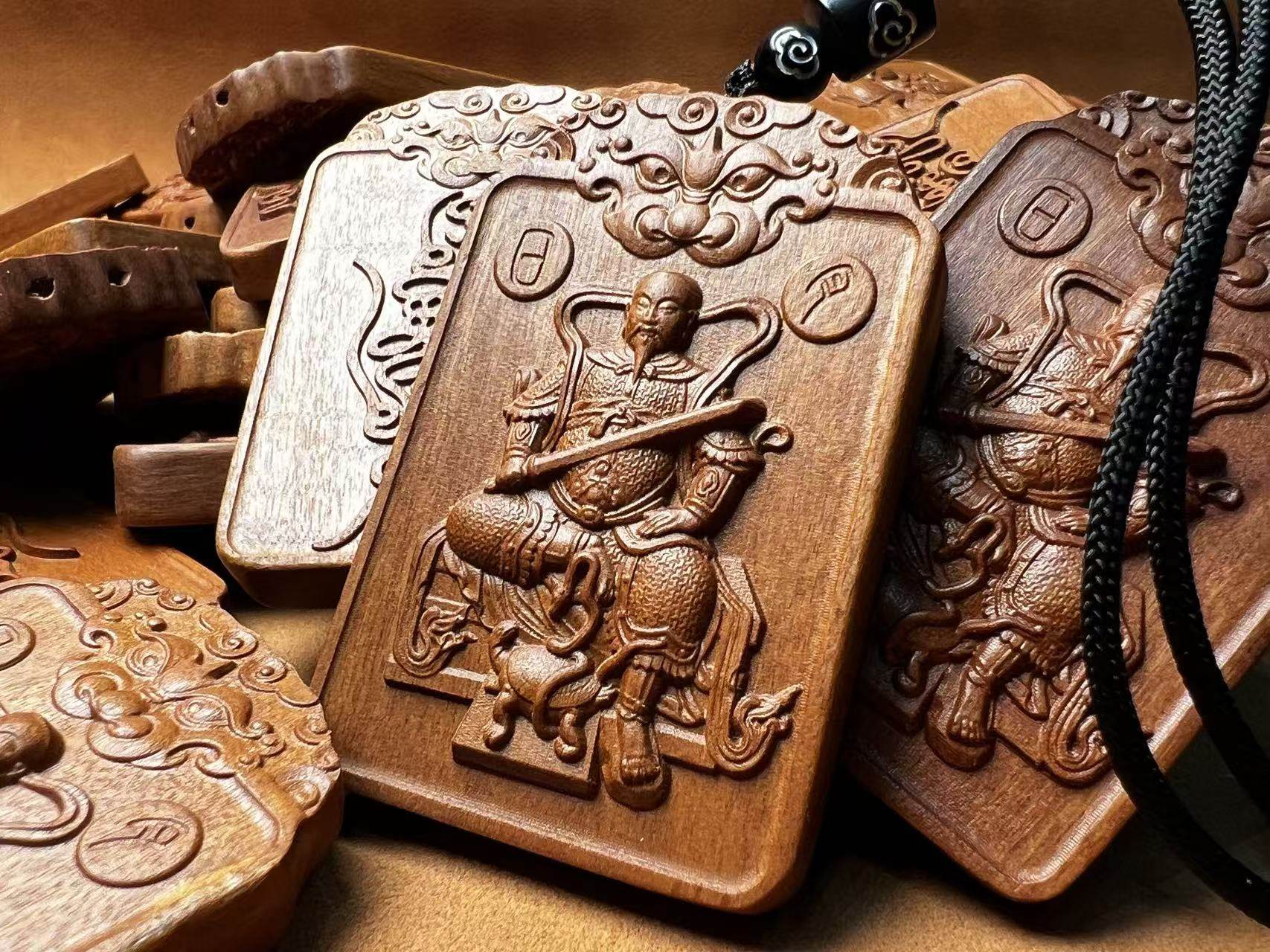 图片[8]-真武大帝荡魔护身枣木精雕道系平安无事牌-衔鳞集