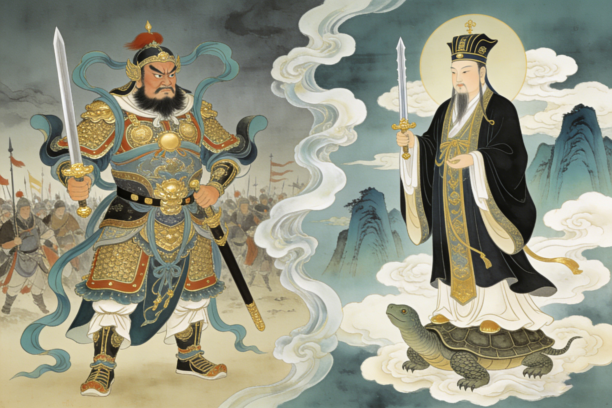 真武大帝形象的文化解读：从历史人物到精神象征-衔鳞集