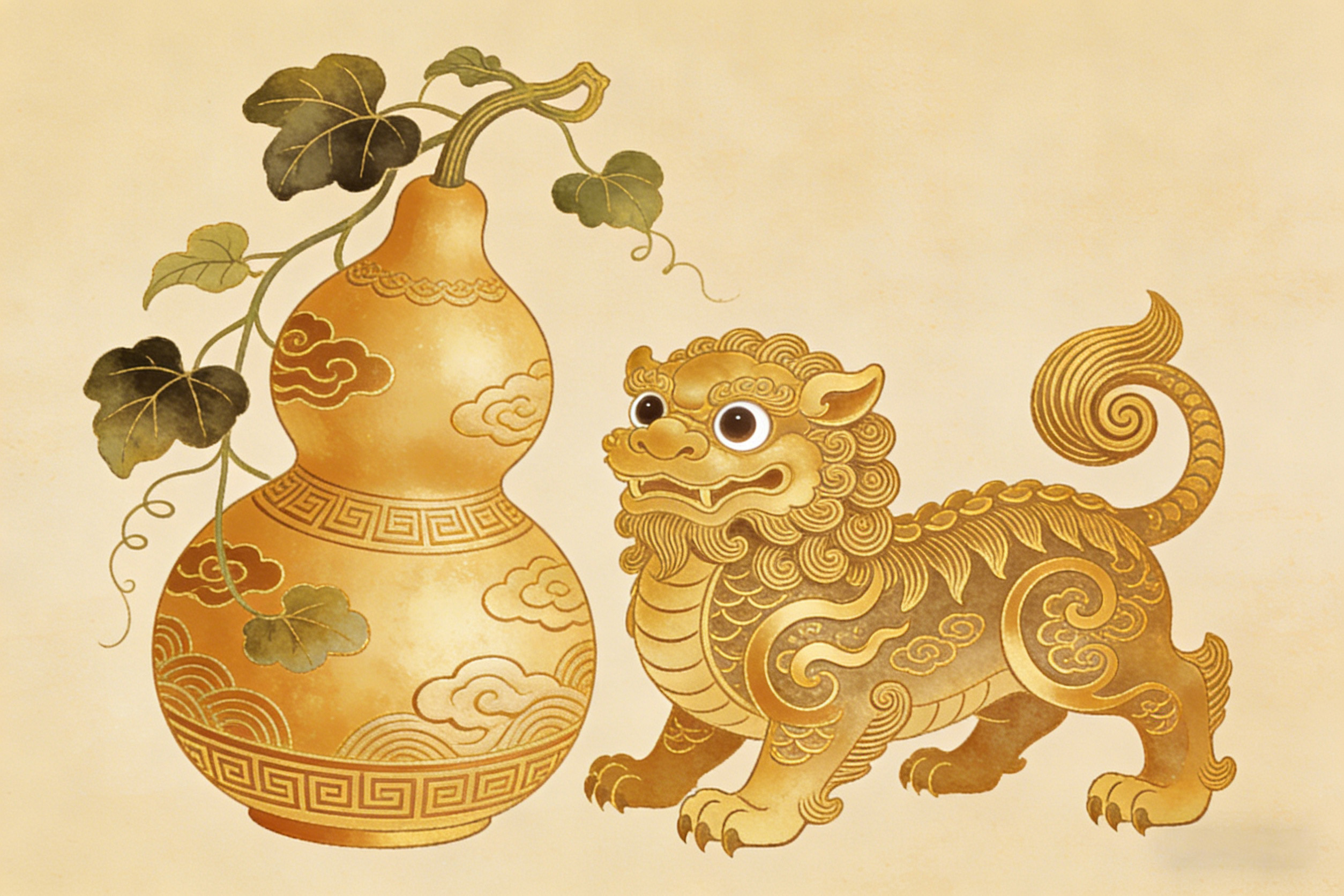 葫芦与貔貅：吉祥纹样的趣味演化史-衔鳞集