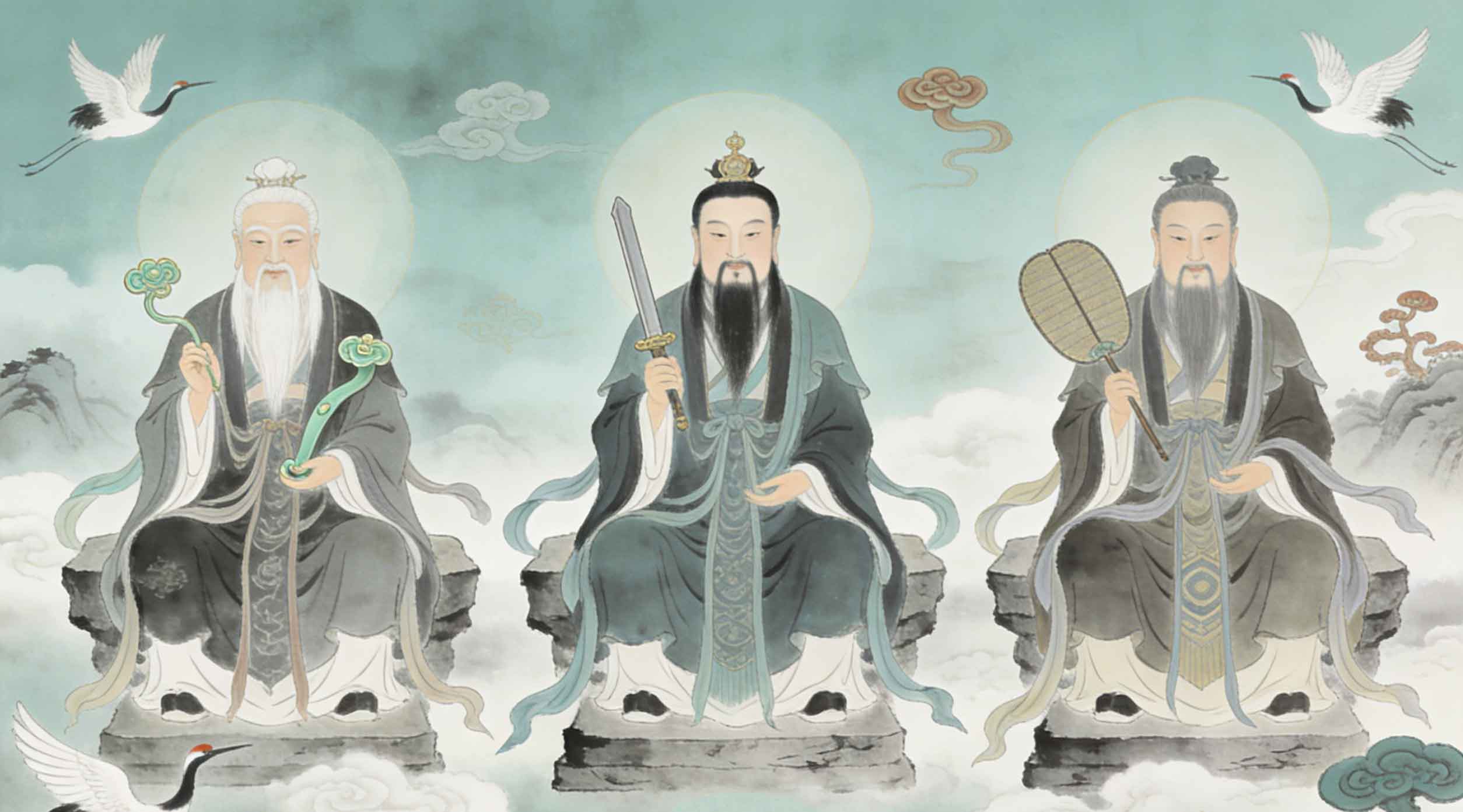 三清:道教最高神系的哲学象征-衔鳞集