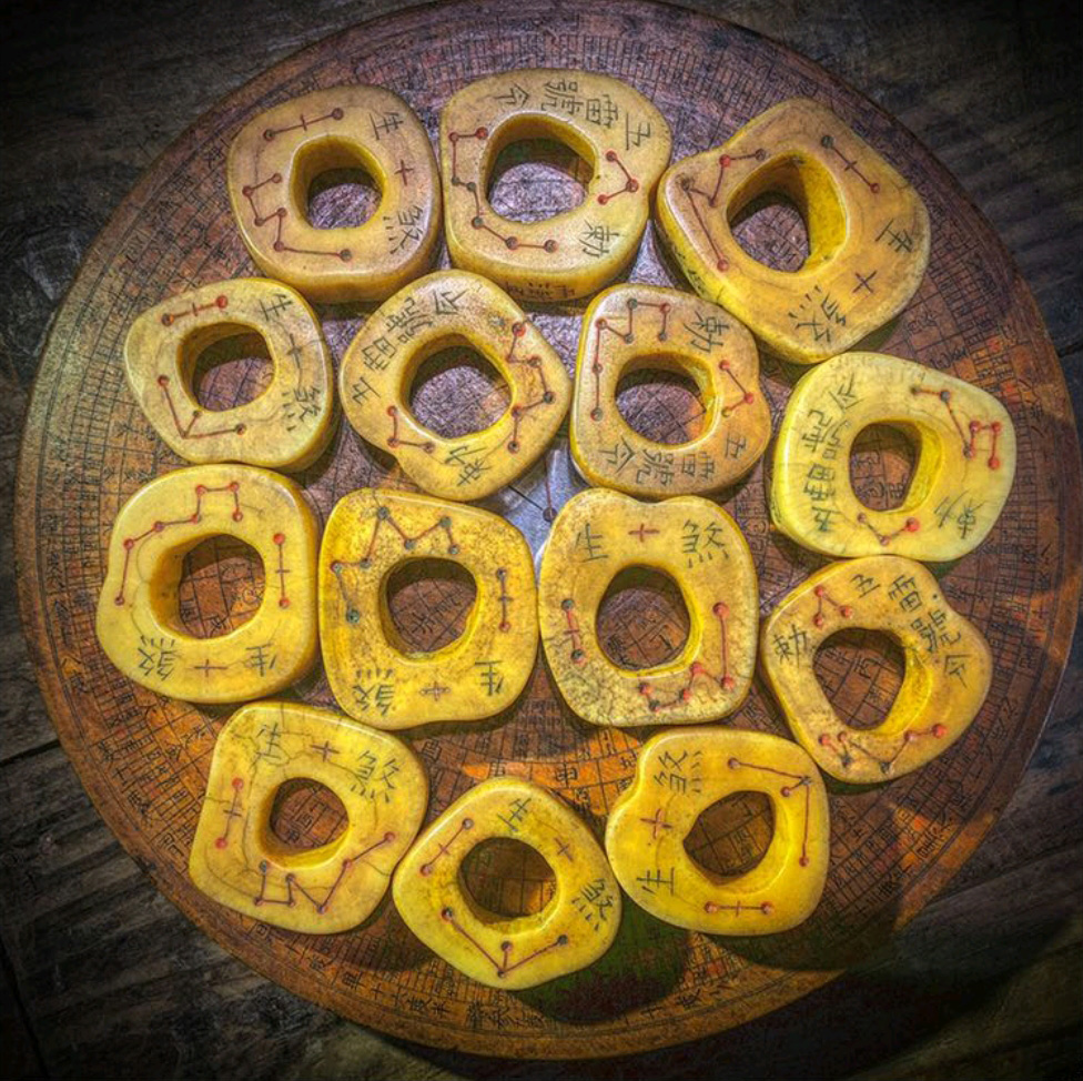 图片[2]-五雷令骨环雕刻骨质吊坠手工制作把玩饰品-衔鳞集