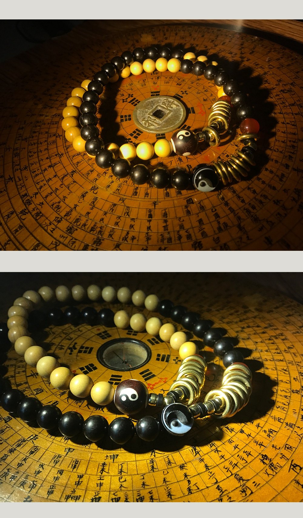 图片[5]-南辰北斗护法阴阳流珠手串-衔鳞集