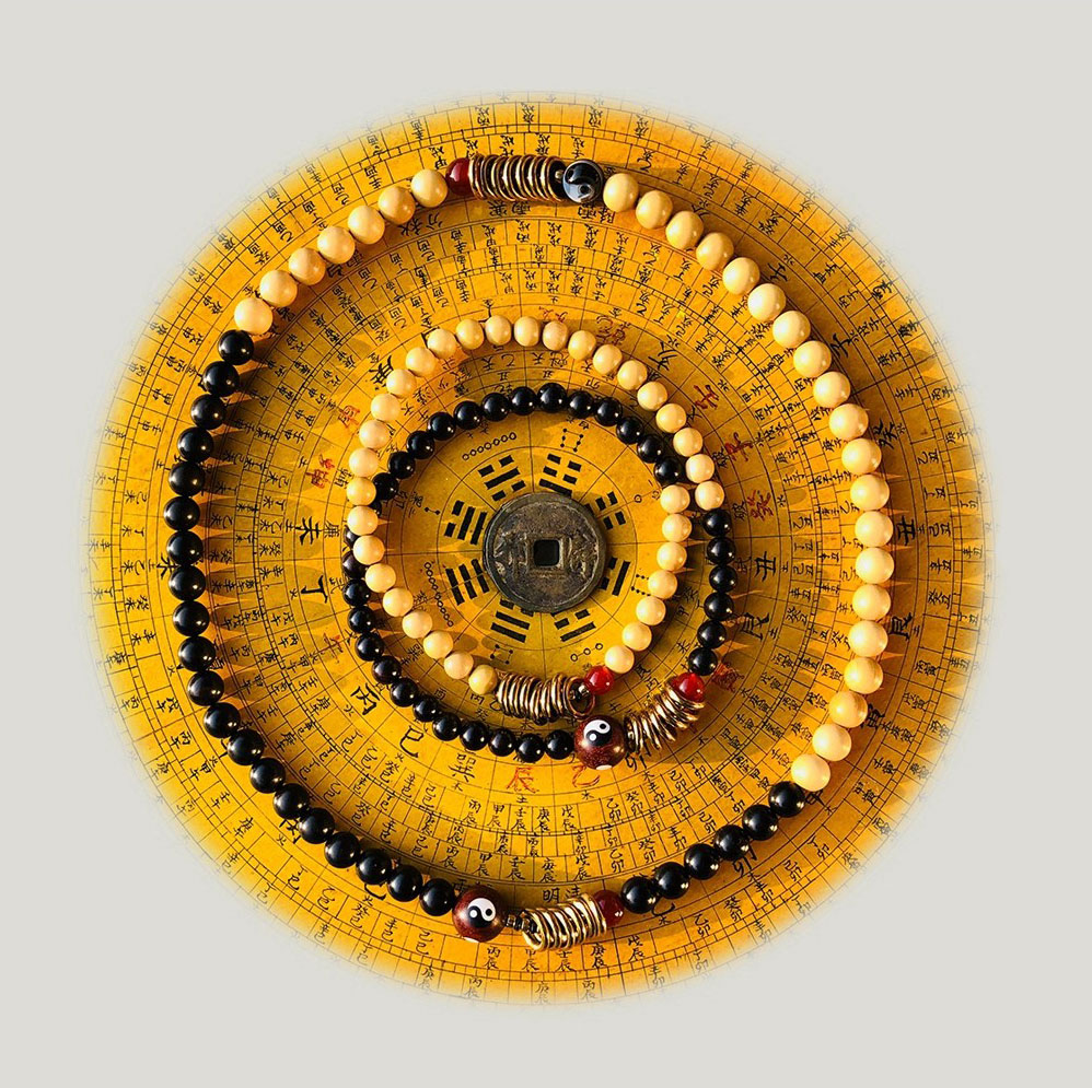 南辰北斗护法阴阳流珠手串-衔鳞集