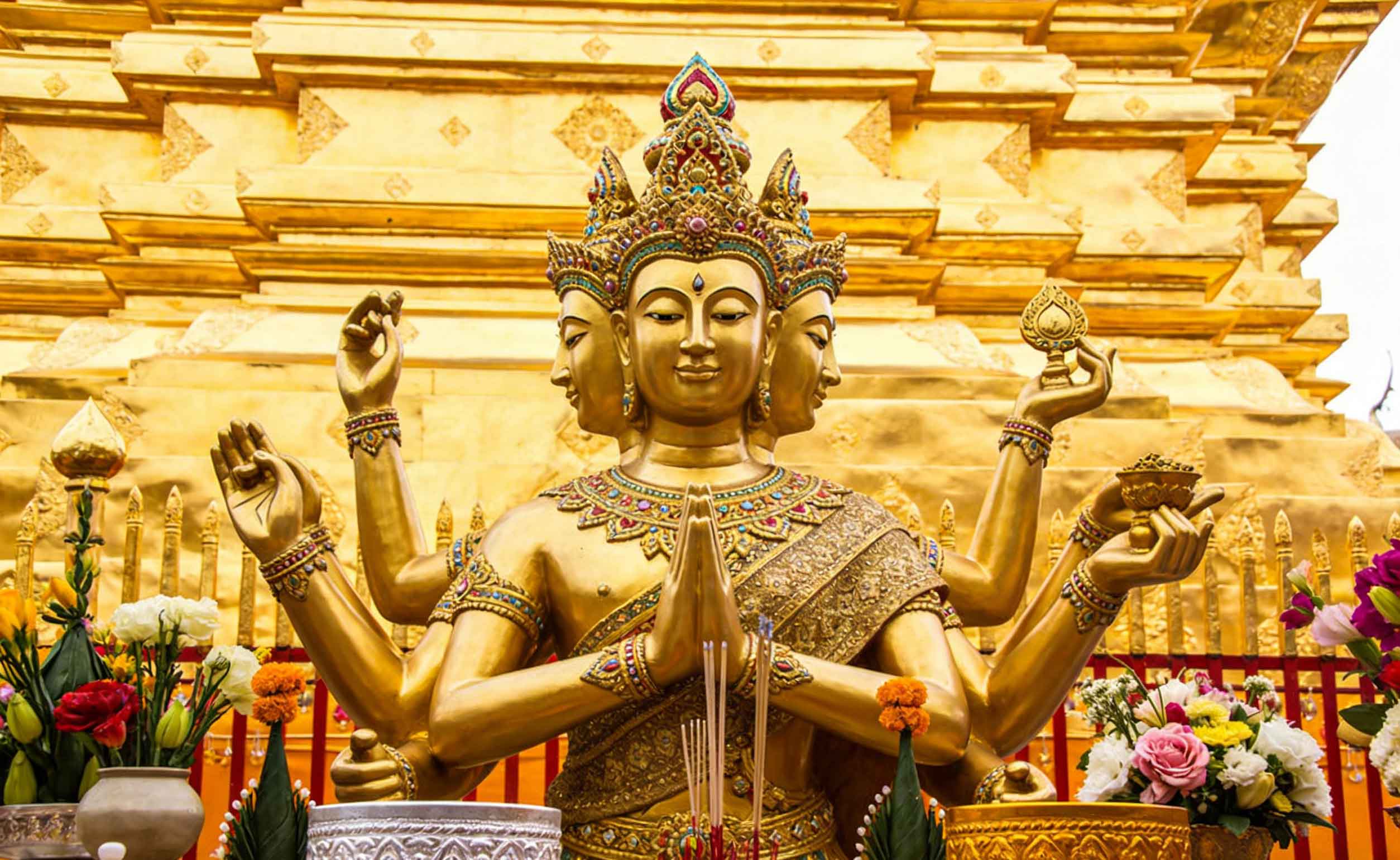 全方位认识四面神（大梵天王）-衔鳞集