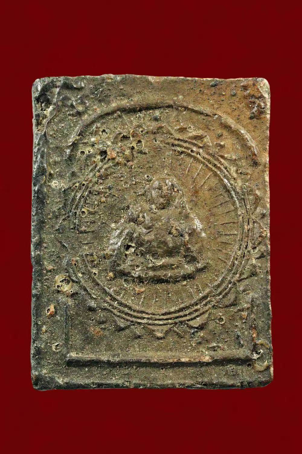 图片[2]-龙婆碧纳罕见方模帕素天神-衔鳞集