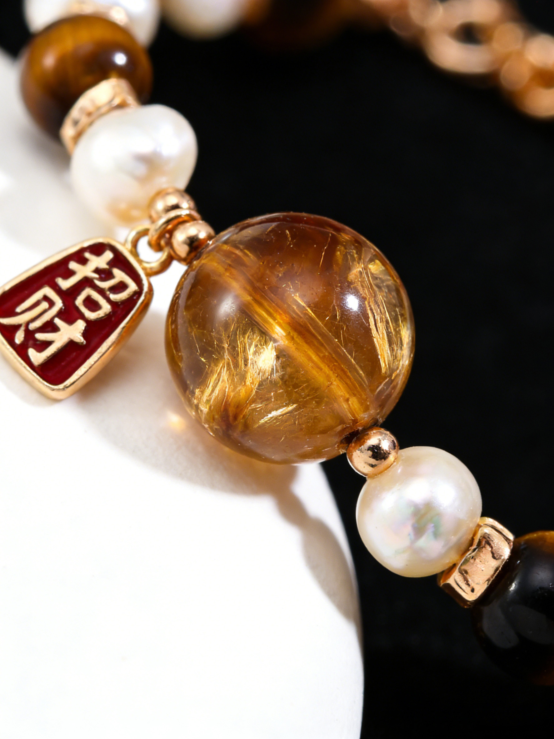 图片[4]-「金虎衔珠」新年三饰手链耳环项链新年系列首发-衔鳞集