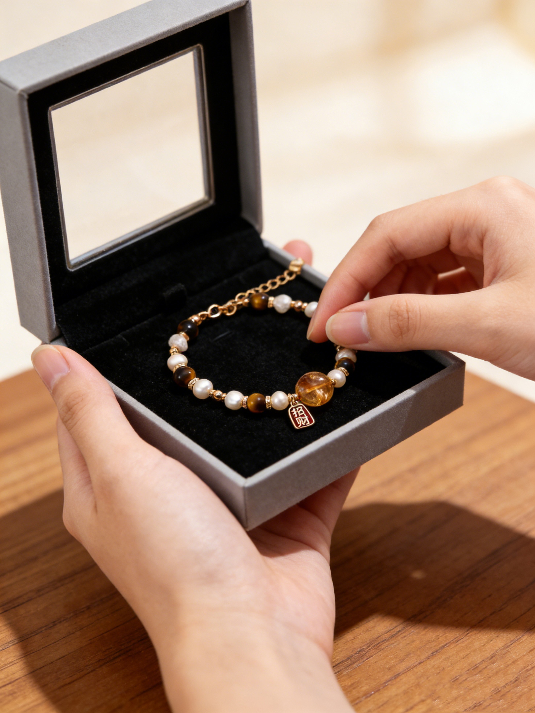 图片[5]-「金虎衔珠」新年三饰手链耳环项链新年系列首发-衔鳞集