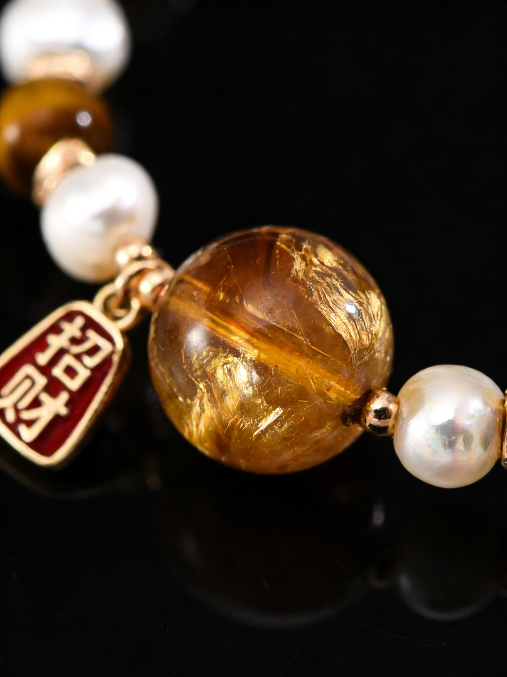 图片[3]-「金虎衔珠」新年三饰手链耳环项链新年系列首发-衔鳞集