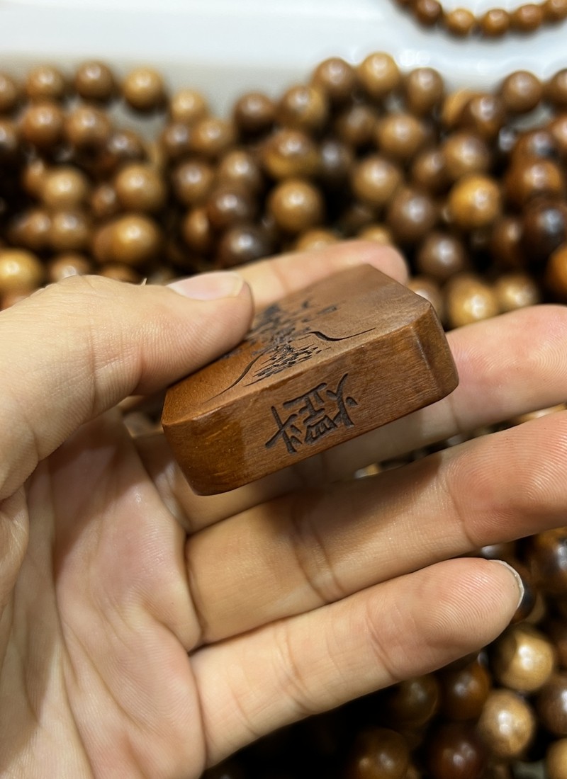 图片[6]-齐天大圣斗战护法枣木精雕道系平安无事牌-衔鳞集