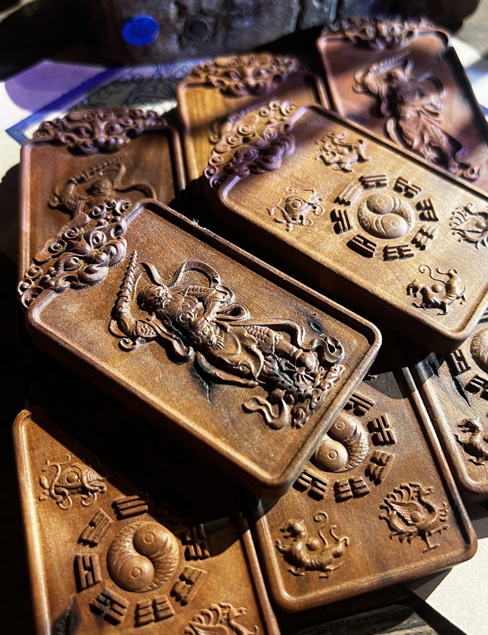 图片[7]-雷击枣木王灵官法牌精雕道系随身牌-衔鳞集