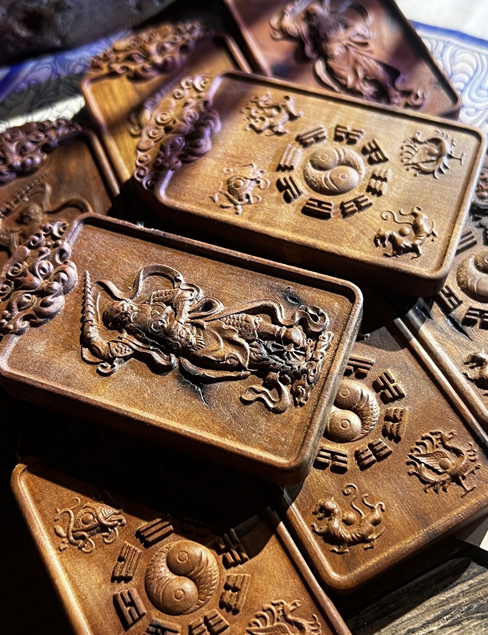 图片[6]-雷击枣木王灵官法牌精雕道系随身牌-衔鳞集