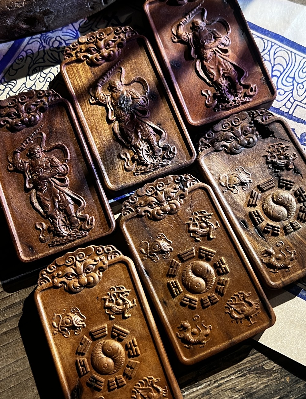 图片[8]-雷击枣木王灵官法牌精雕道系随身牌-衔鳞集