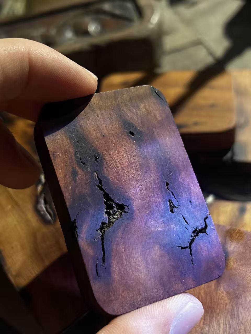 图片[1]-雷击枣木素牌护身道系精雕随身能量无事牌-衔鳞集