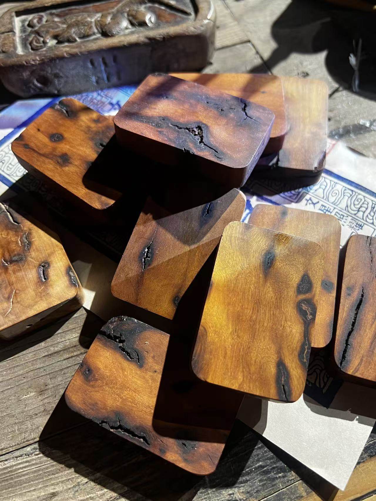 图片[5]-雷击枣木素牌护身道系精雕随身能量无事牌-衔鳞集