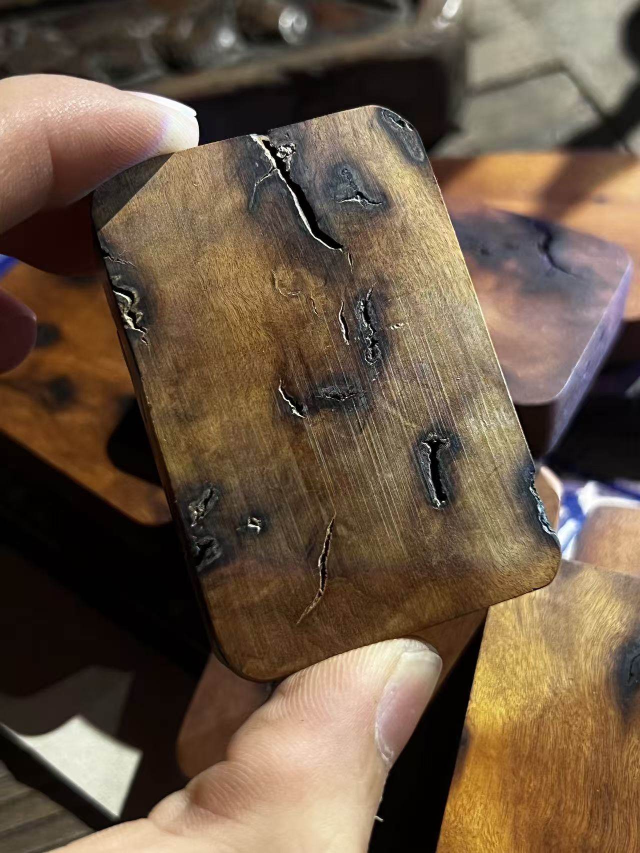 图片[4]-雷击枣木素牌护身道系精雕随身能量无事牌-衔鳞集