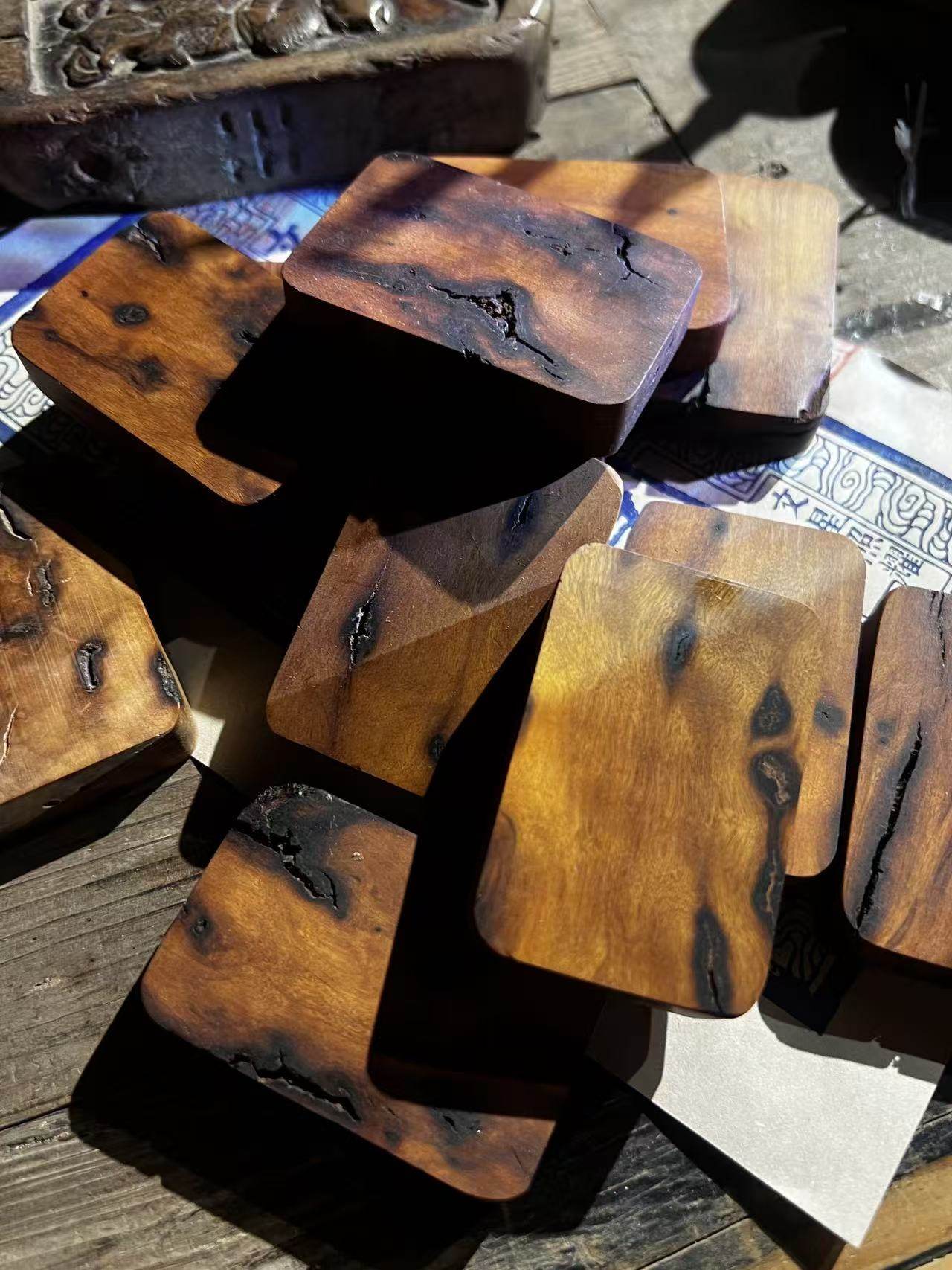 图片[7]-雷击枣木素牌护身道系精雕随身能量无事牌-衔鳞集