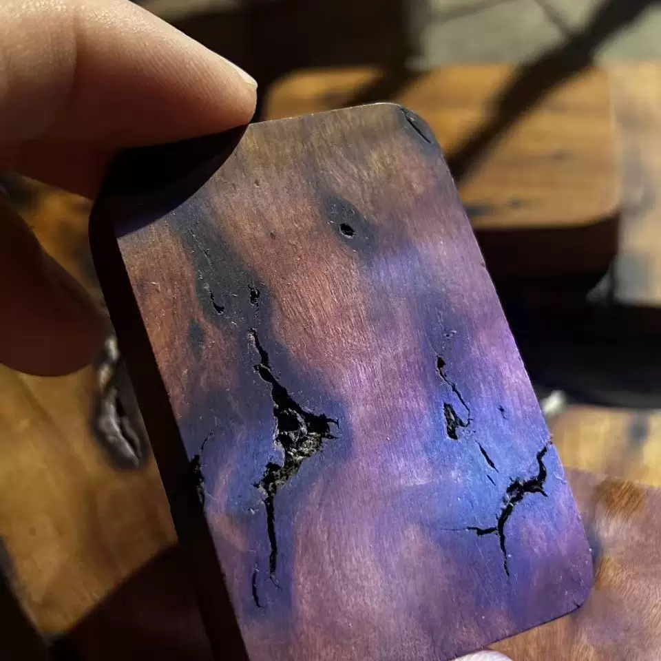 雷击枣木素牌护身道系精雕随身能量无事牌-衔鳞集