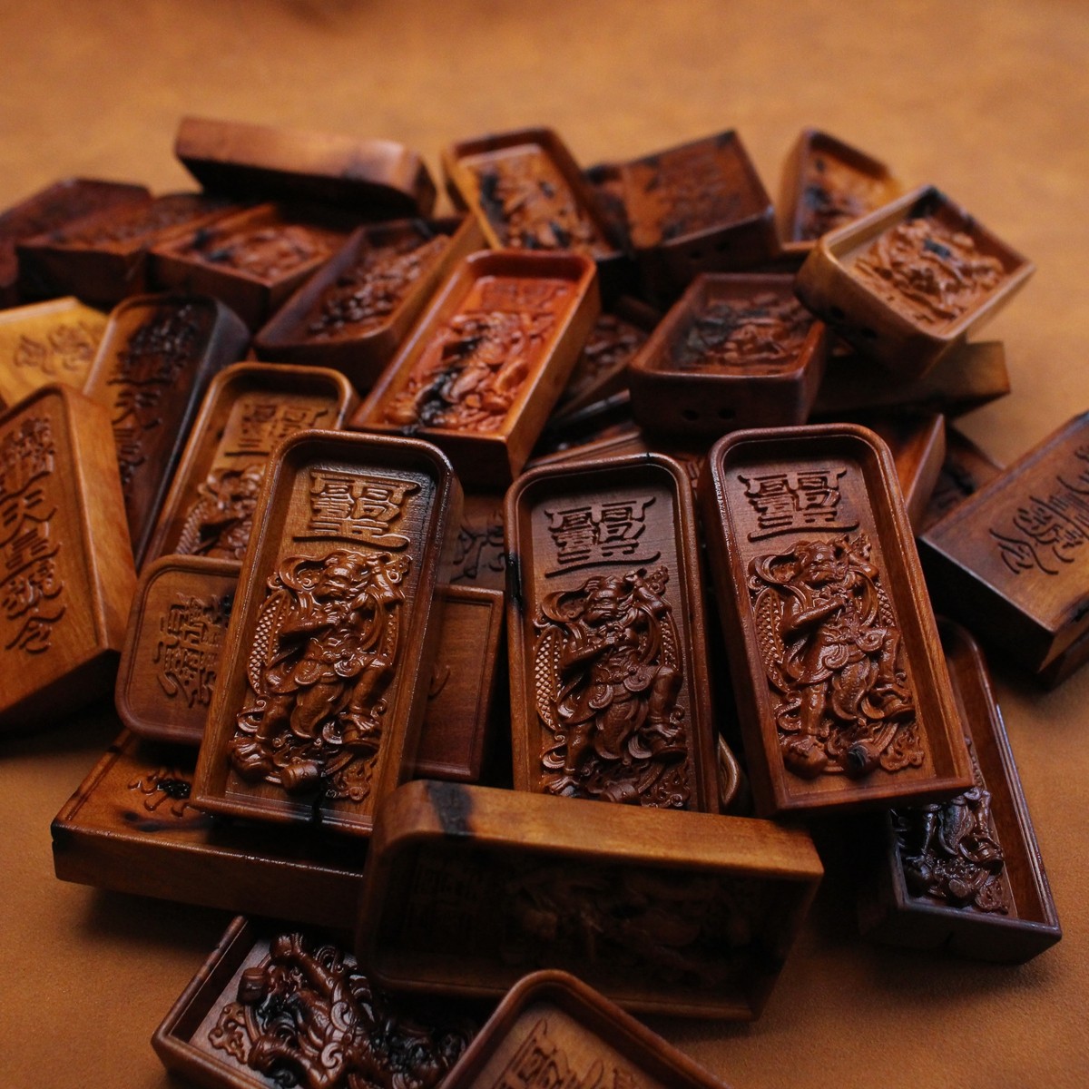 图片[8]-邓元帅天皇号令枣木精雕道系平安无事牌-衔鳞集