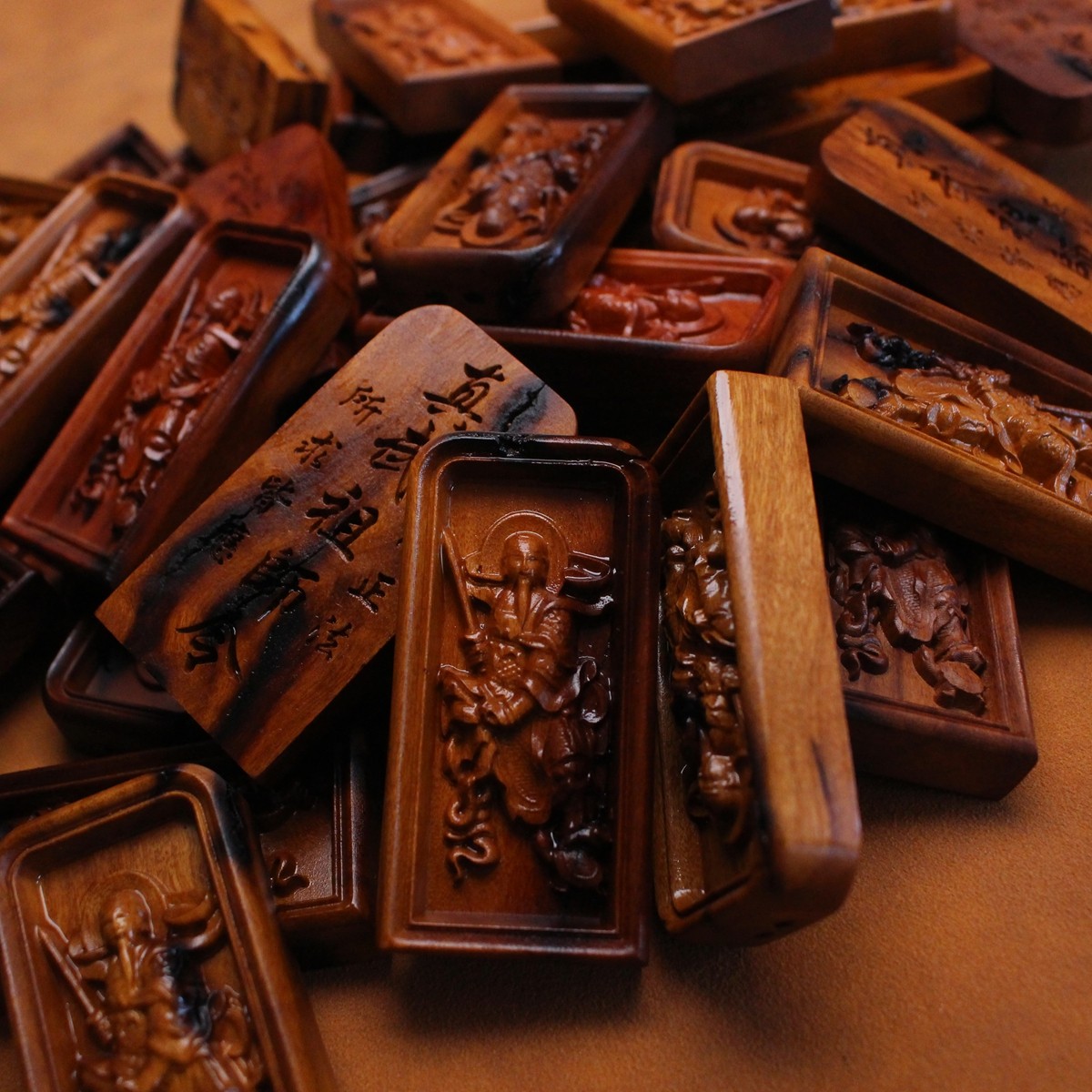 图片[6]-真武祖师令护法枣木精雕道系平安无事牌-衔鳞集