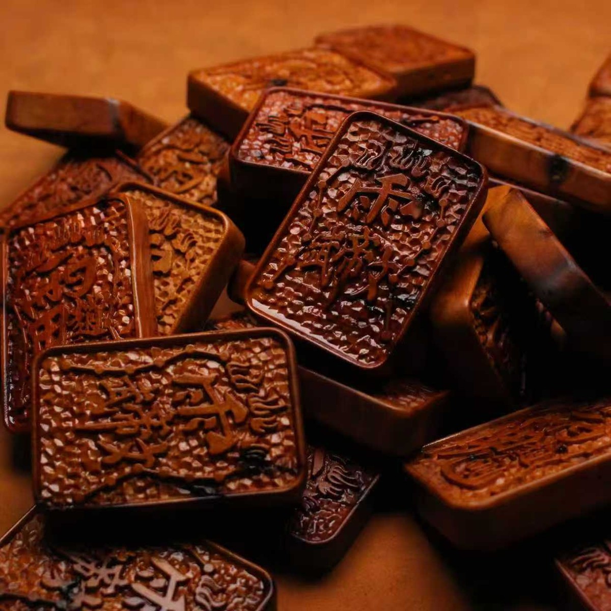 图片[6]-武帝文赵公明招财枣木精雕道系平安无事牌-衔鳞集