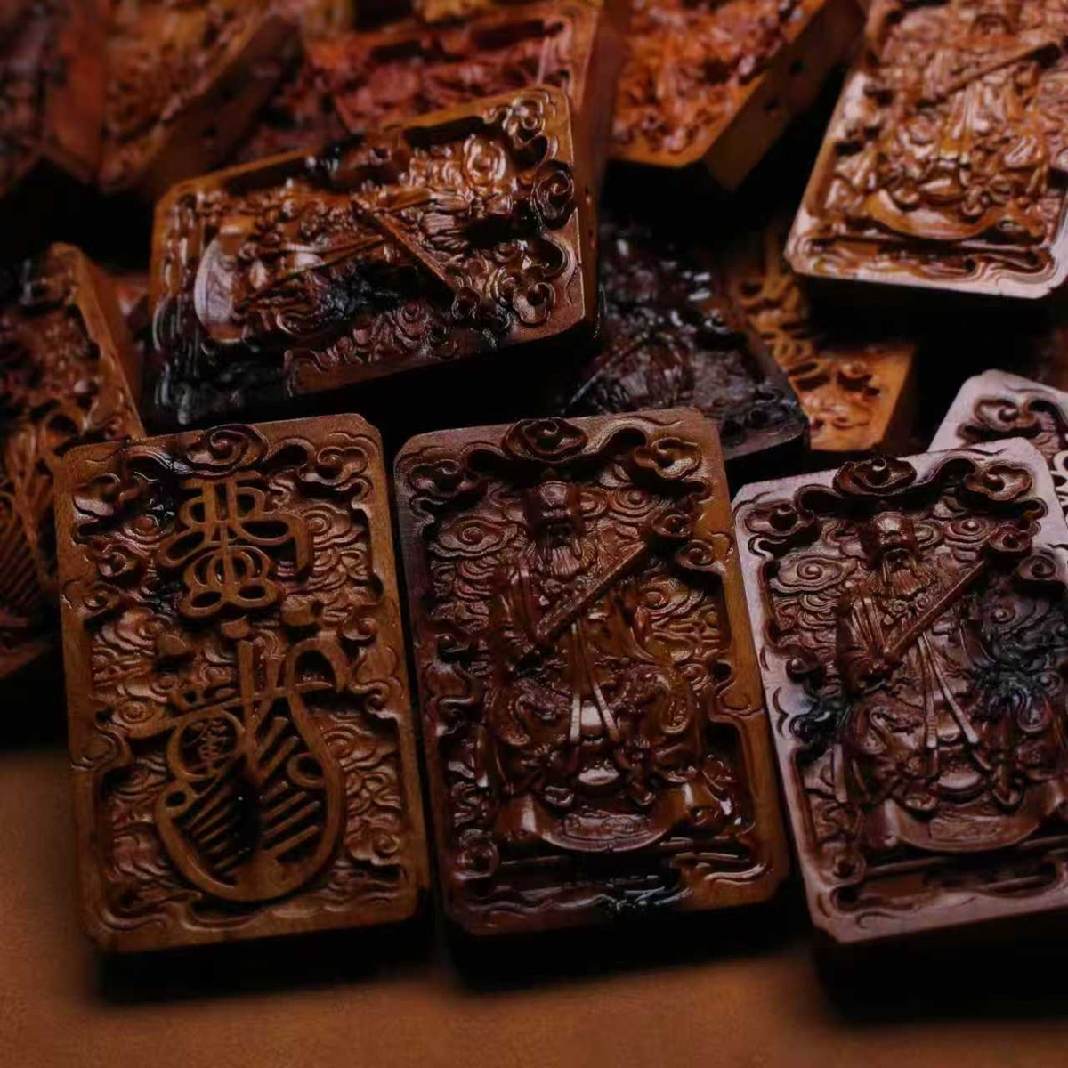 图片[9]-张天师雷击枣木精雕道系镇宅平安无事牌-衔鳞集